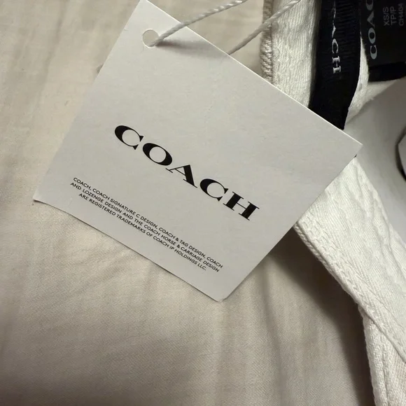 Coach Light Beige Monogram Hat - Picture 7 of 7